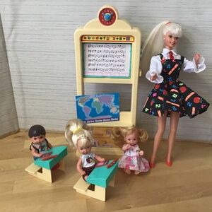 Barbie Doll Teacher and Students Dolls